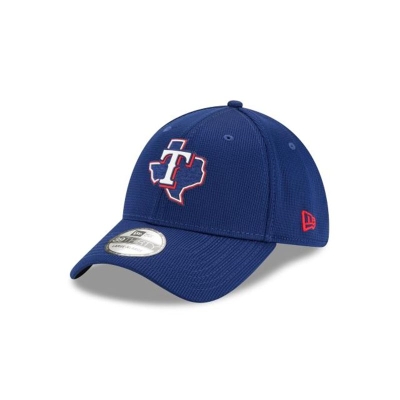 Sapca New Era Texas Rangers MLB Clubhouse Collection 39THIRTY Stretch Fit - Albastri